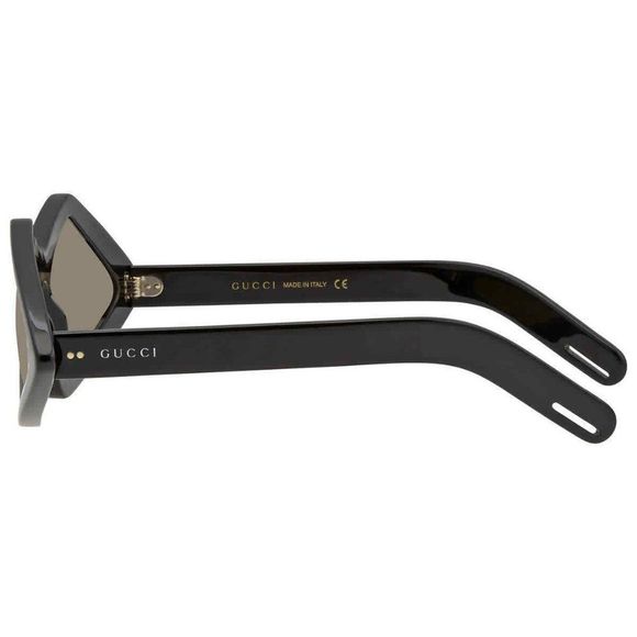 NEW Gucci Brown Geometric Unisex Sunglasses